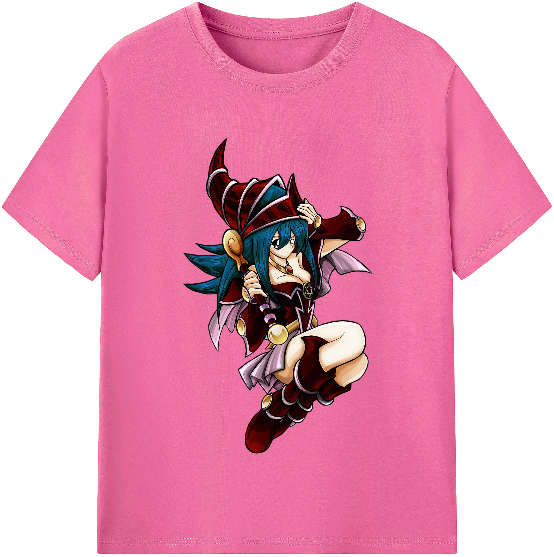 （画像用） 遊☆戯☆王 Yu-Gi-Oh! レディースカジュアルプリントTシャツ（綿100％）